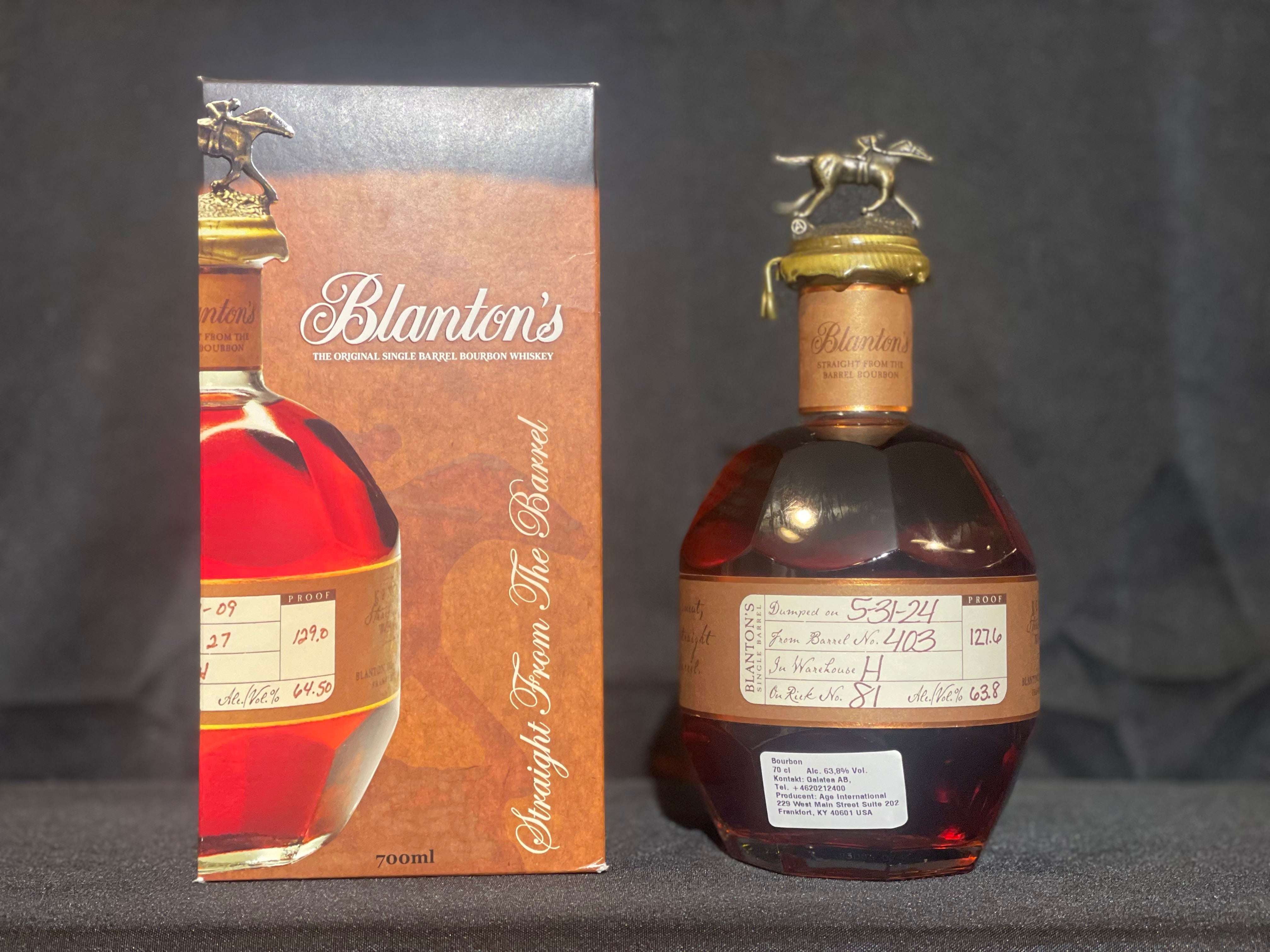 Blanton's Straight from the Barrel