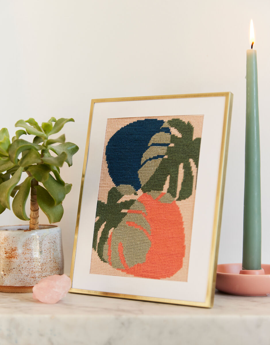 "Botanical" Needlepoint Kit by Wool and the Gang