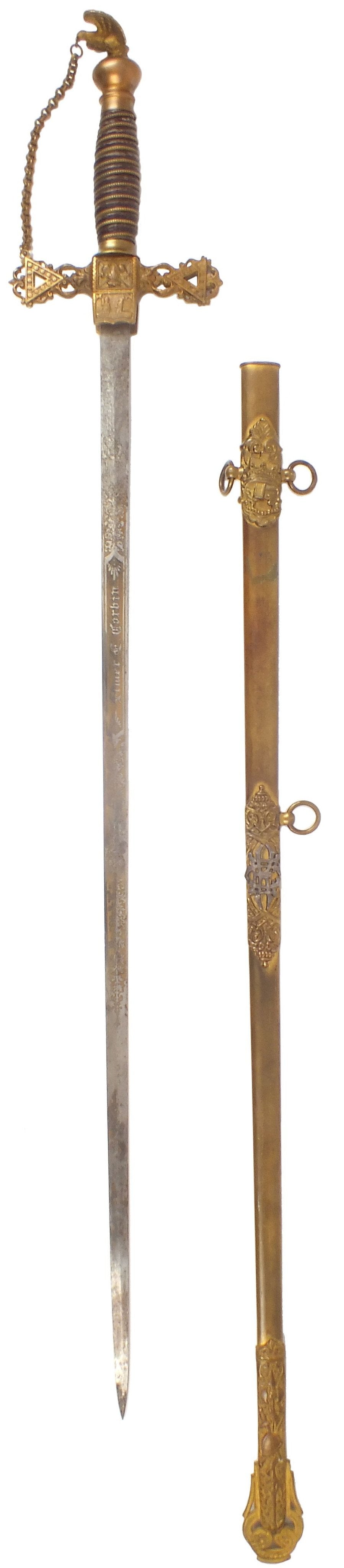 Knights Of The Golden Eagle Sword Faganarms