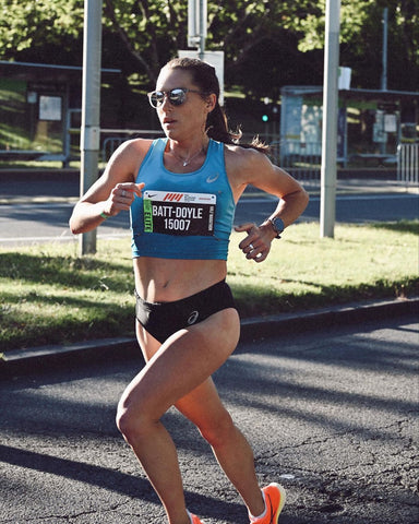 izzi batt-doyle prepd ambassador running in melbourne half marathon