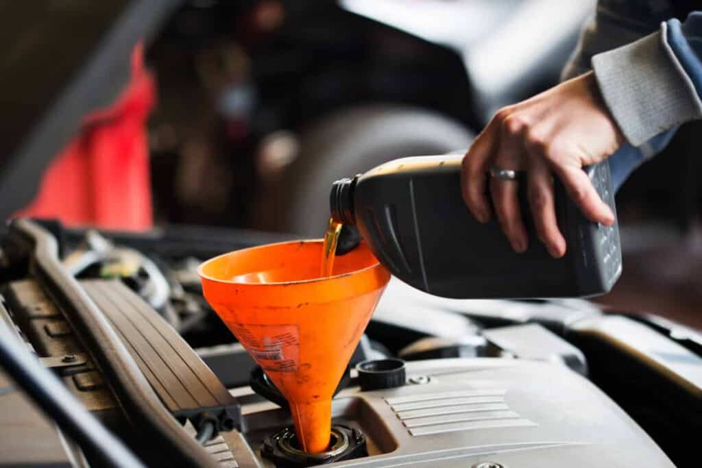 Maintenance of  engine oil and filter