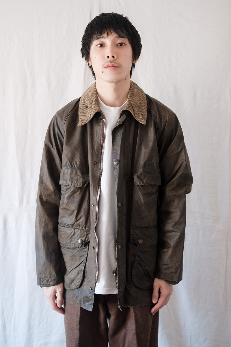 驚きの値段】【驚きの値段】80's Barbour 2crest Bedale アウター