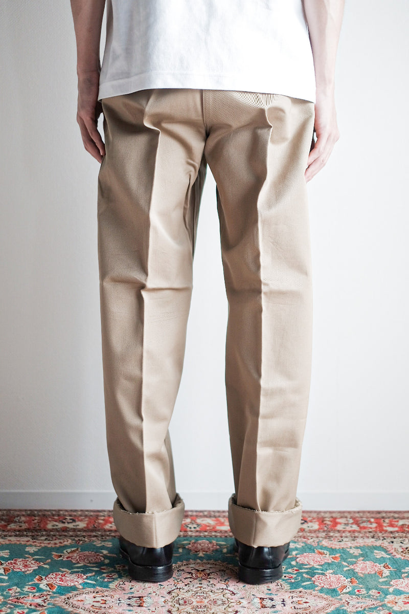 60's] French Army M52 CHINO TROUSERS SIZE.80M 