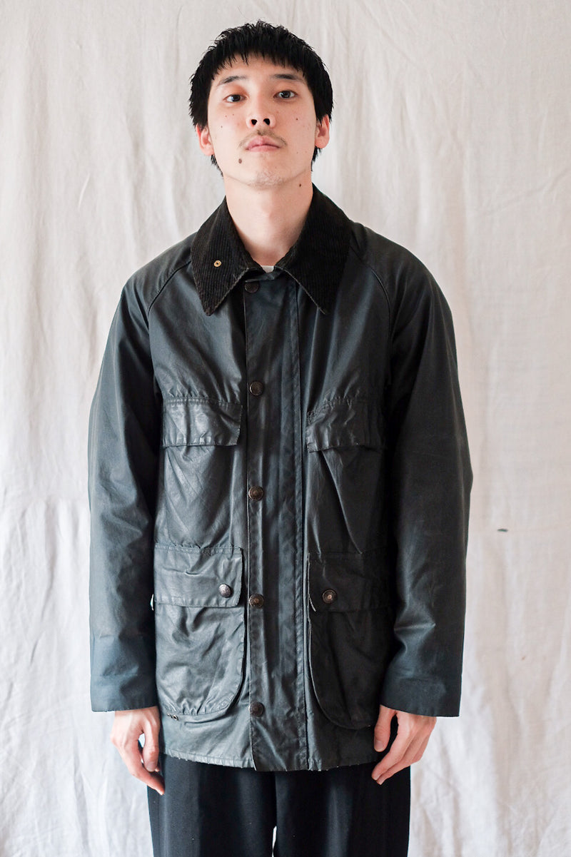 休日限定休日限定美品 Vintage Barbour BEDALE C38 2クレスト アウター