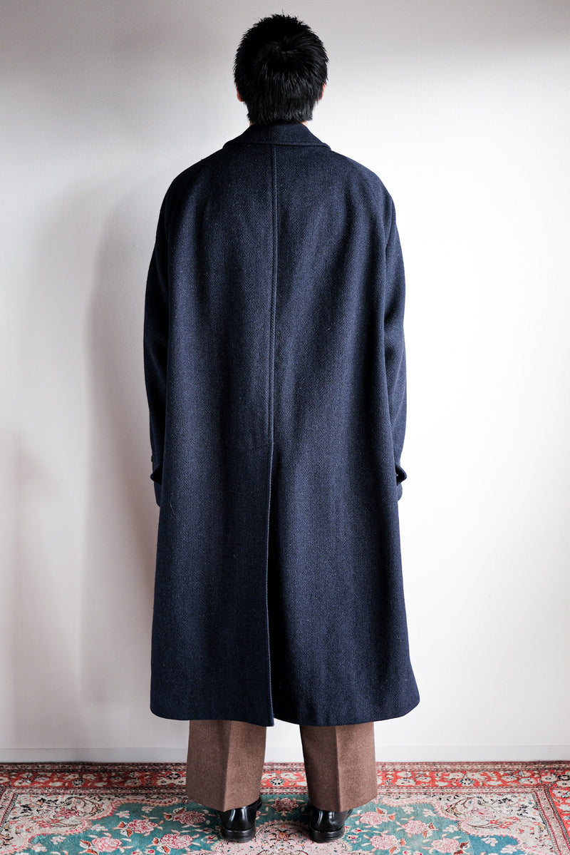 80's] Vintage Burberry's Single Single Raglan Balmacaan Coat Size