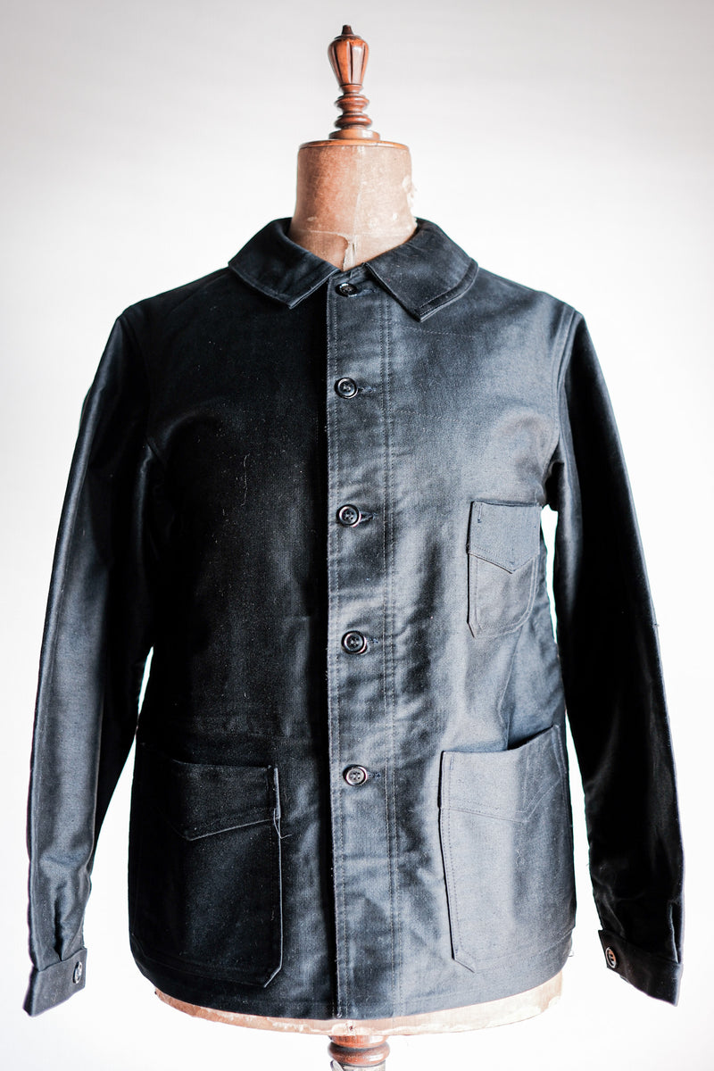 シーリングライト （ほぼdead）40s black moleskin jacket