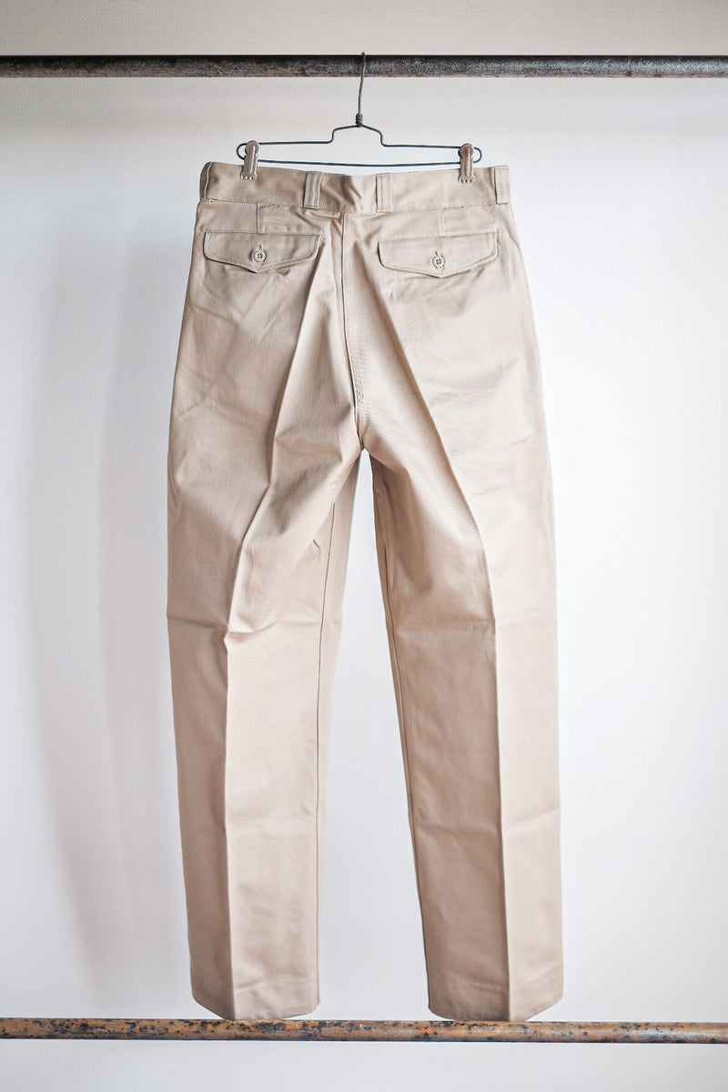 60s French Army M-52 Chino Trousers-