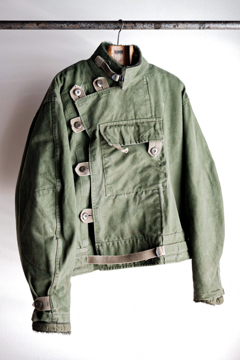 60's] Sweedish Army Dispatch Rider Motorcycle Jacket with Liner