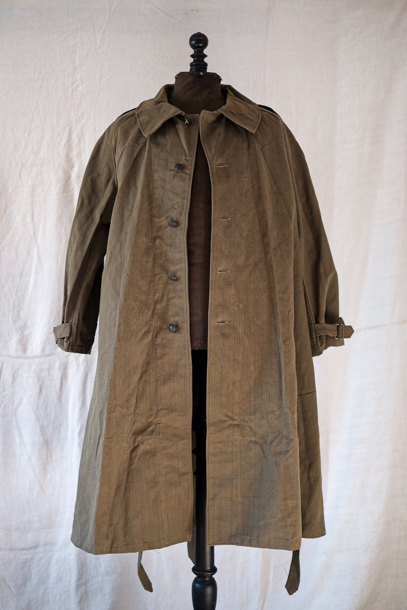 50's] French Army M35 Motorcycle Coat size.1 