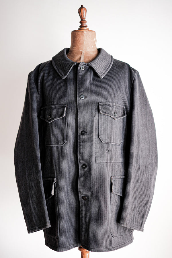 60's] French Vintage Gray Cotton Pique Hunting Jacket – VIEUX ET