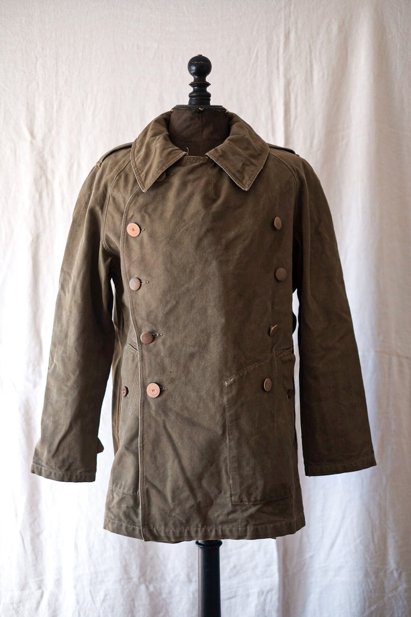 40's] French Army M38 Motorcycle Jacket 