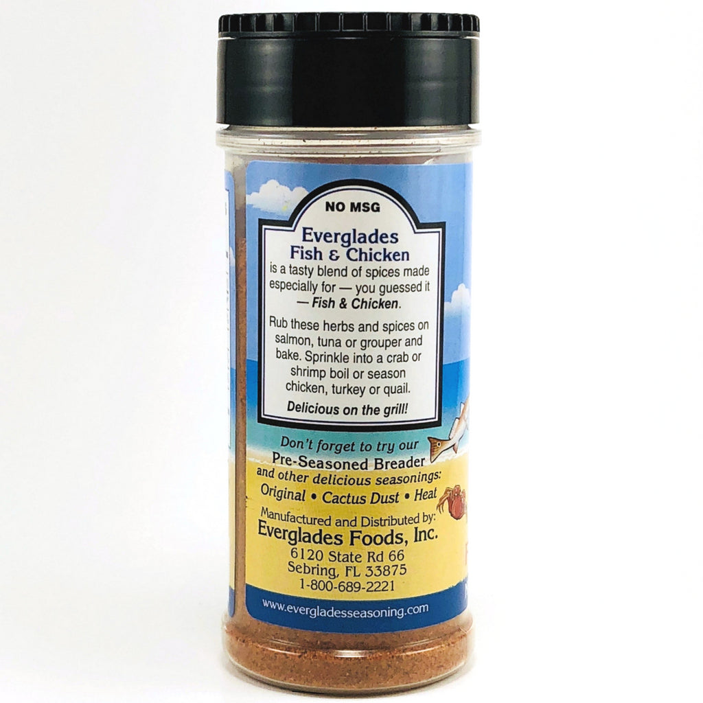 Everglades 6 oz Fish and Chicken Seasoning Shaker