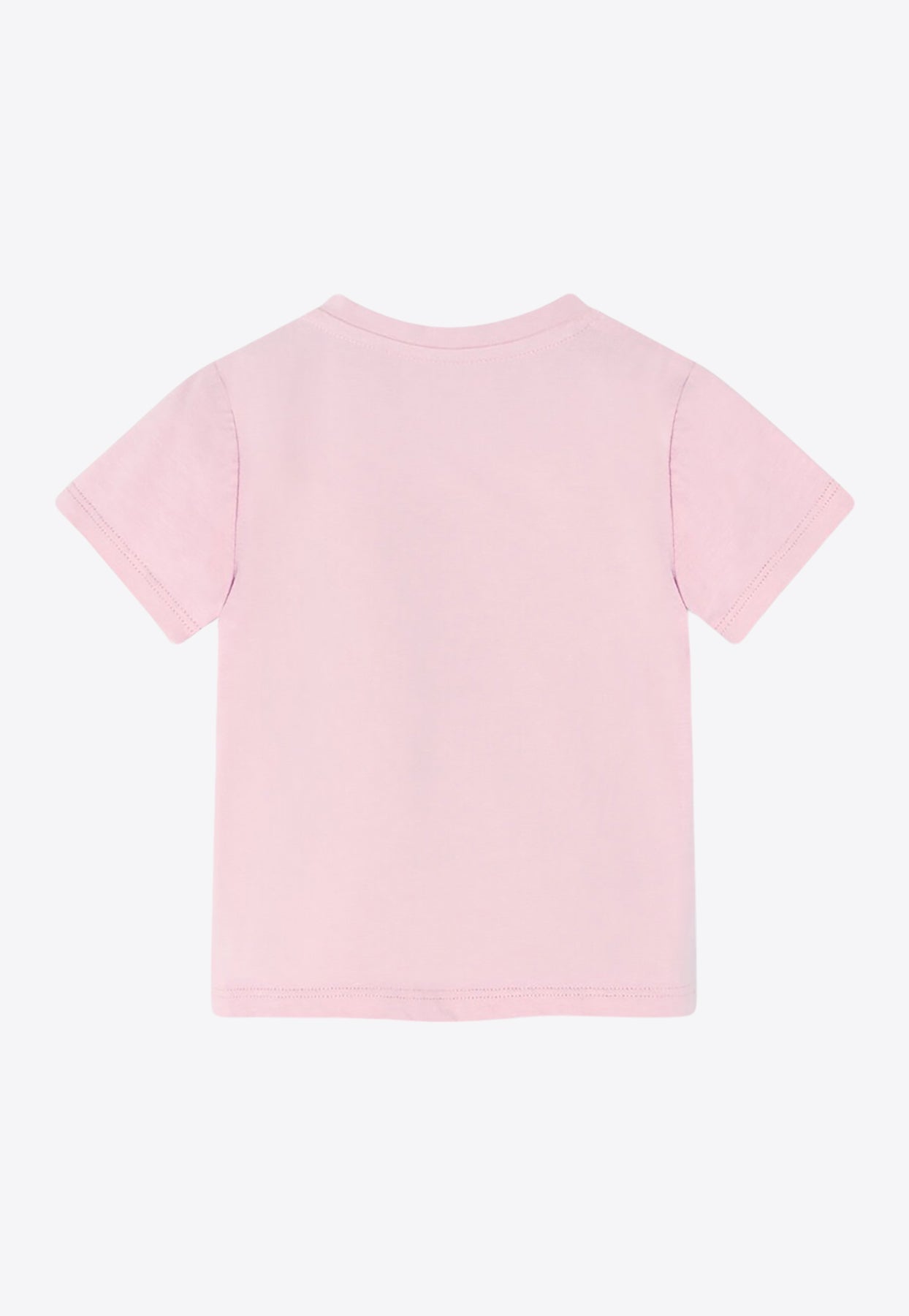 Shop Versace Baby Girls Medusa Crewneck T-shirt In Pink