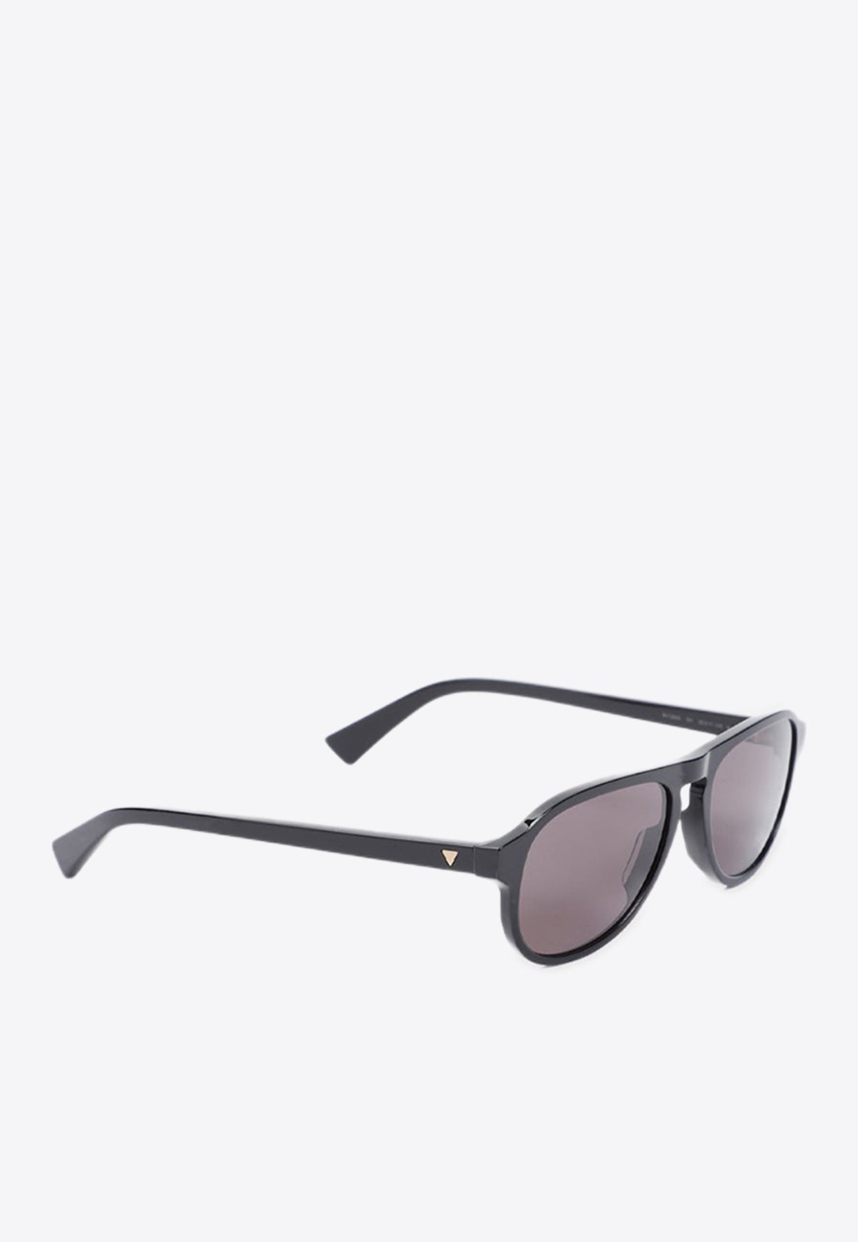 Shop Bottega Veneta Bombe Shield Sunglasses In Gray