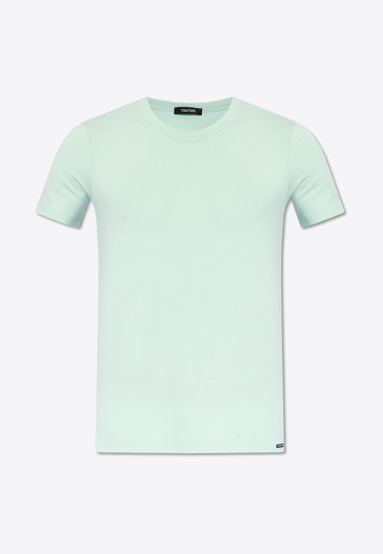 Shop Tom Ford Basic Crewneck T-shirt In Green
