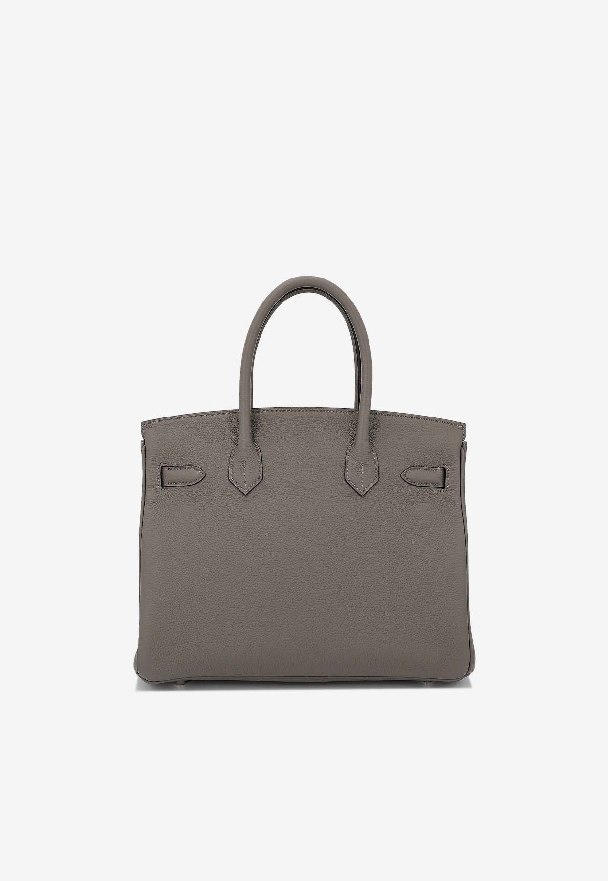 Shop Hermes Birkin 30 In Gris Meyer Togo Leather With Palladium Hardware