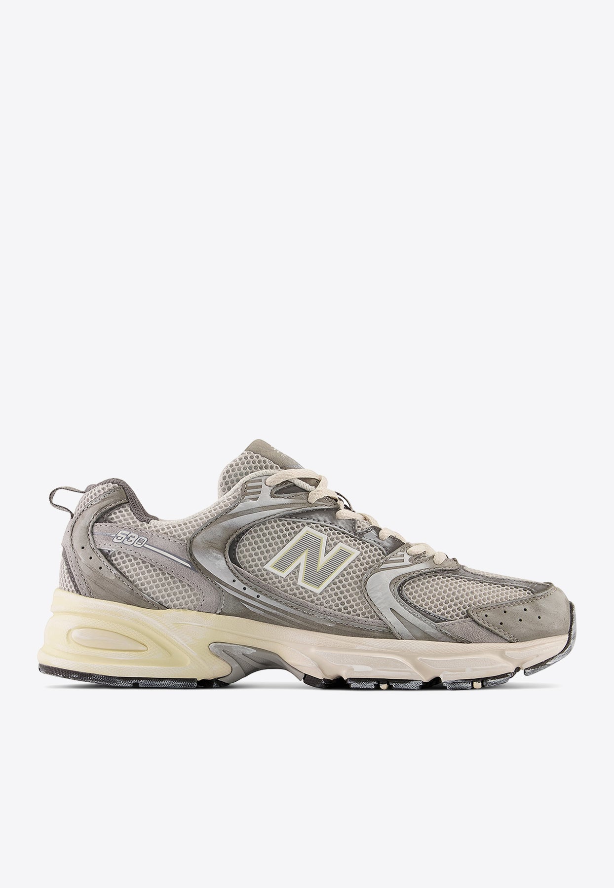 Shop New Balance 530 Low-top Sneakers In Vintage Gray Matter