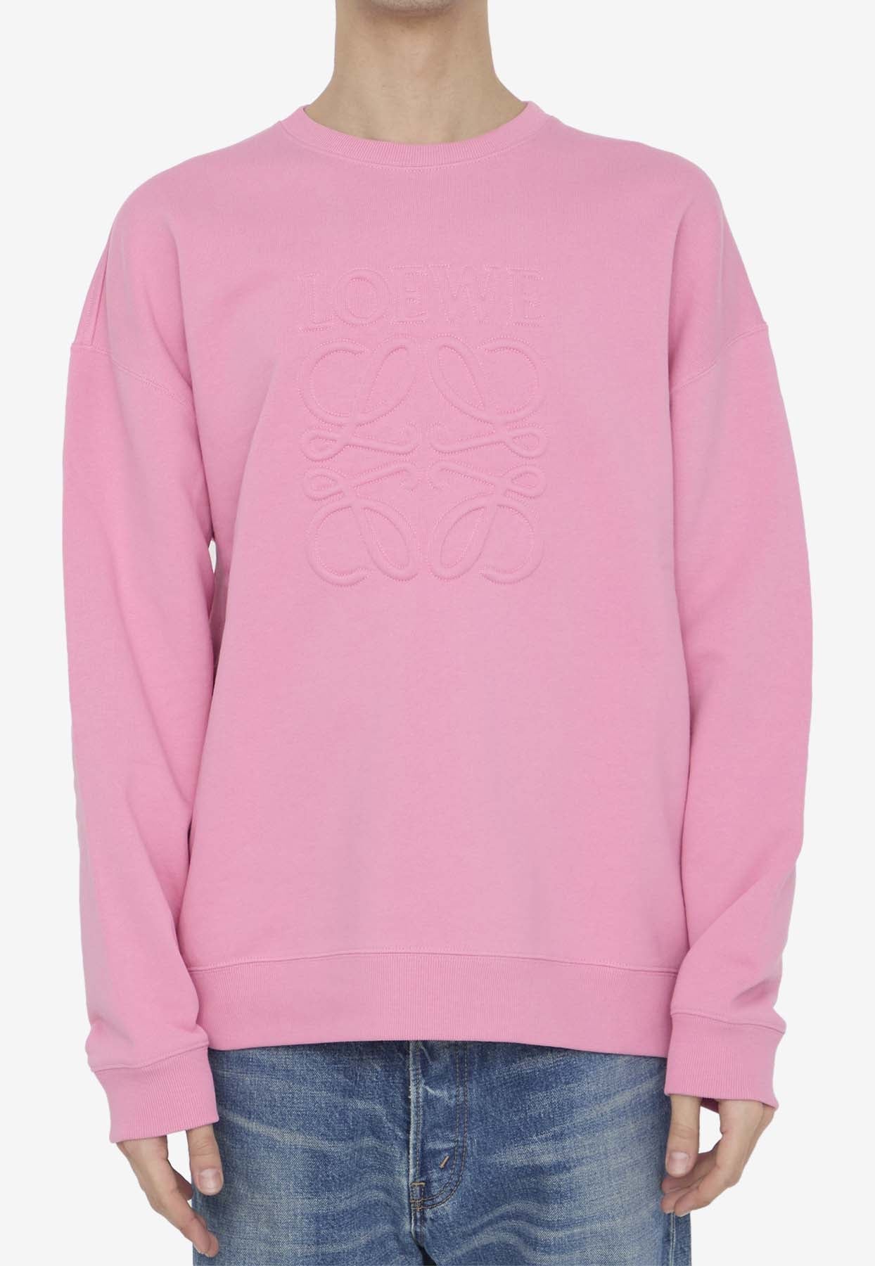 LOEWE ANAGRAM LOGO PULLOVER SWEATSHIRT