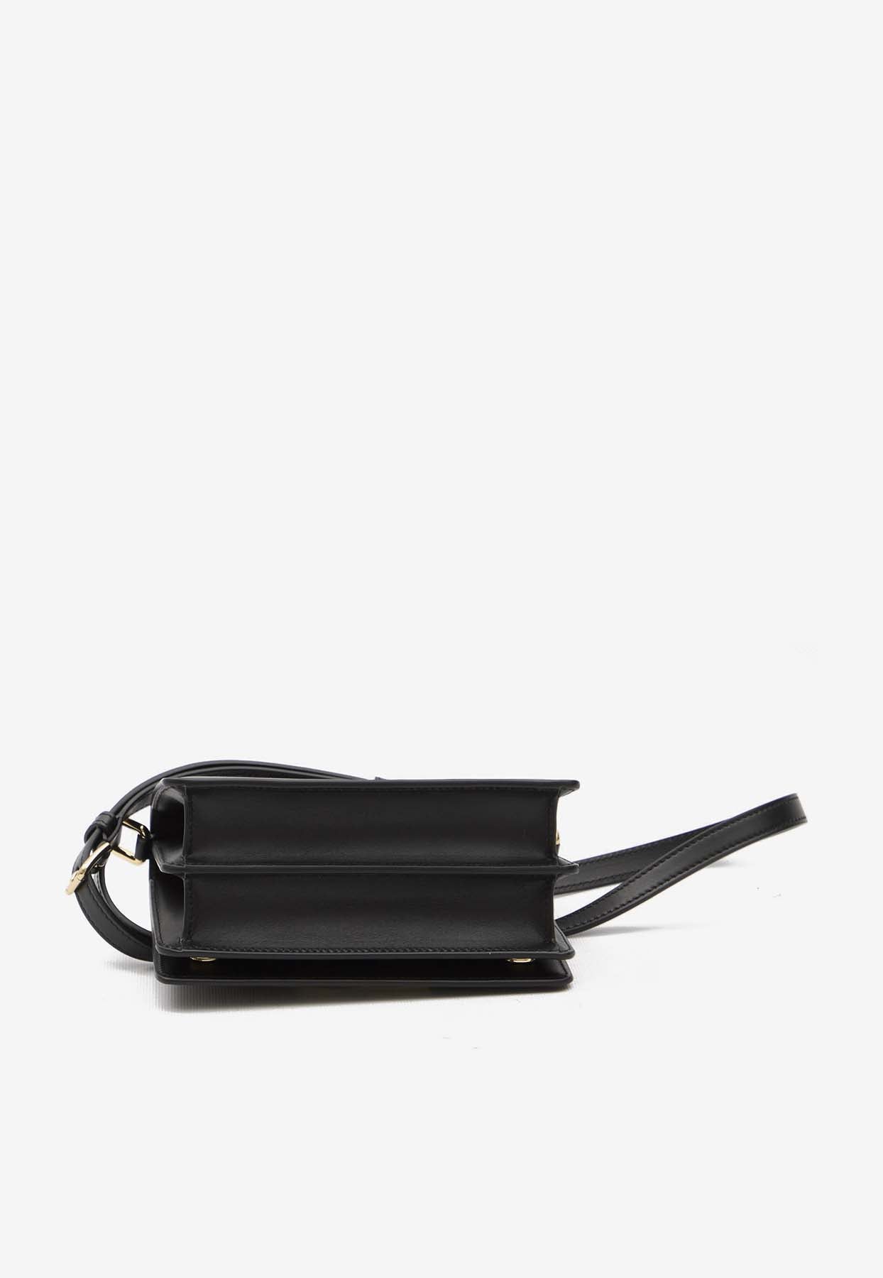 Shop Dolce & Gabbana 3.5 Dg Logo Crossbody Bag In Black