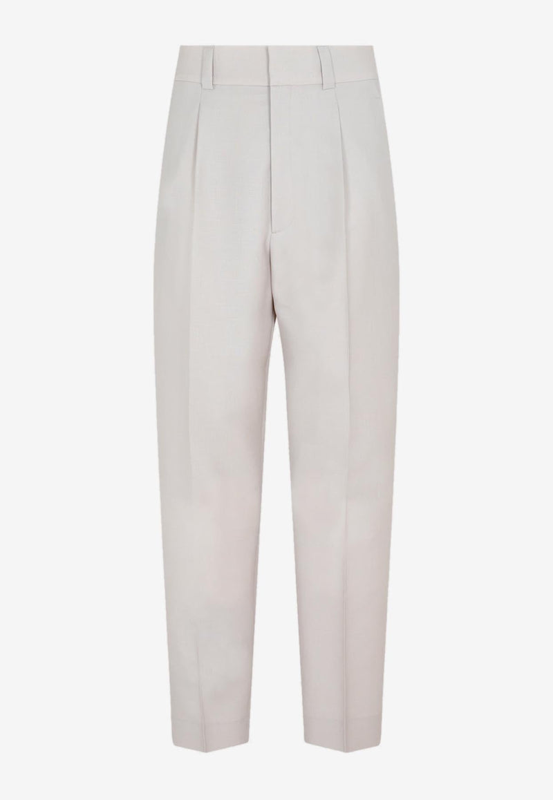 FEAR OF GOD TAILORED PANTS IN WOOL AND MOHAIR,FGE40.229WOL-024 CEMENT