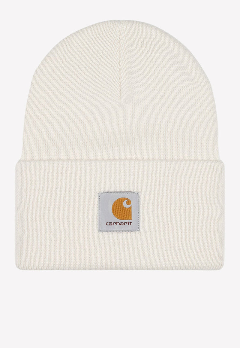 Carhartt Logo-patch Beanie In White