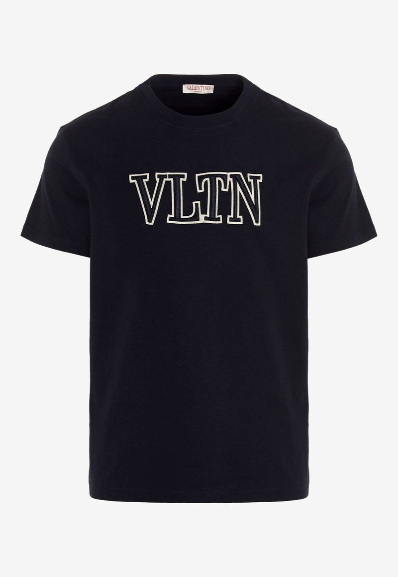 Valentino Basic Vltn T-shirt In Navy | ModeSens