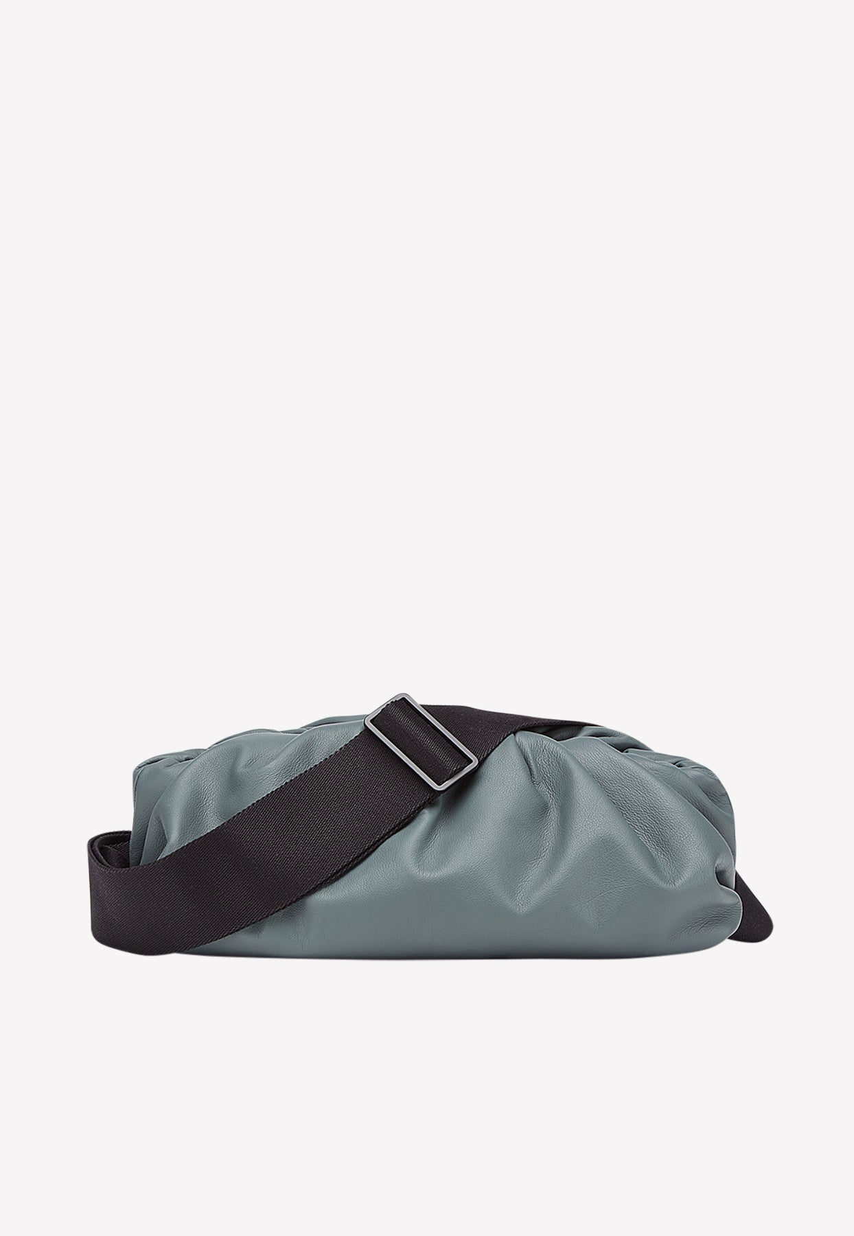 Bottega Veneta Calfskin Convertible Medium Belt Bag In Grey