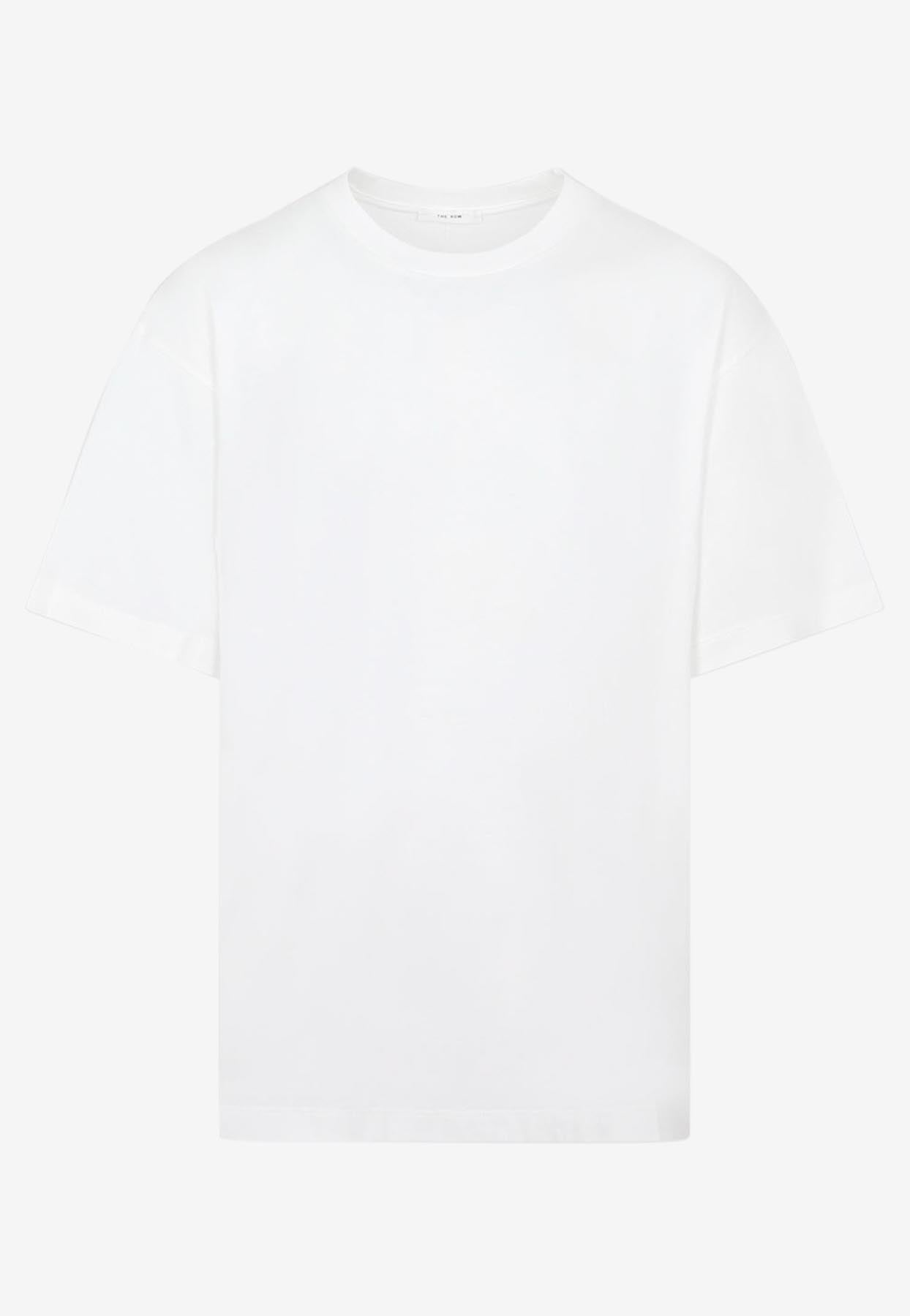 The Row Nilson Basic Crewneck T-shirt In White | ModeSens