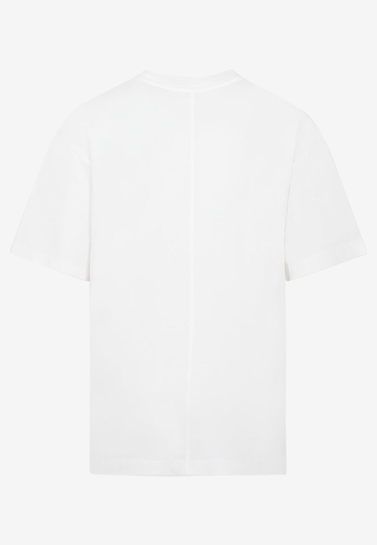 The Row Nilson Basic Crewneck T-shirt In White | ModeSens