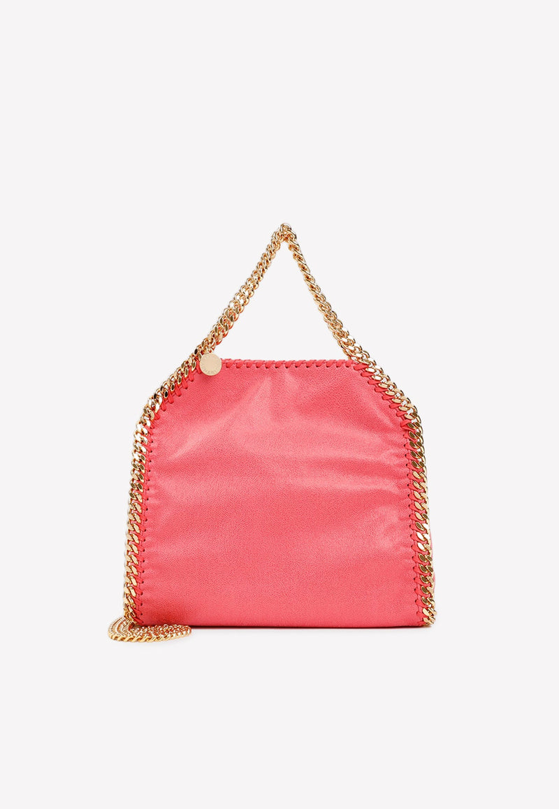 STELLA MCCARTNEY MINI FALABELLA TOTE BAG,371223.W9355-5560 BRIGHT PINK