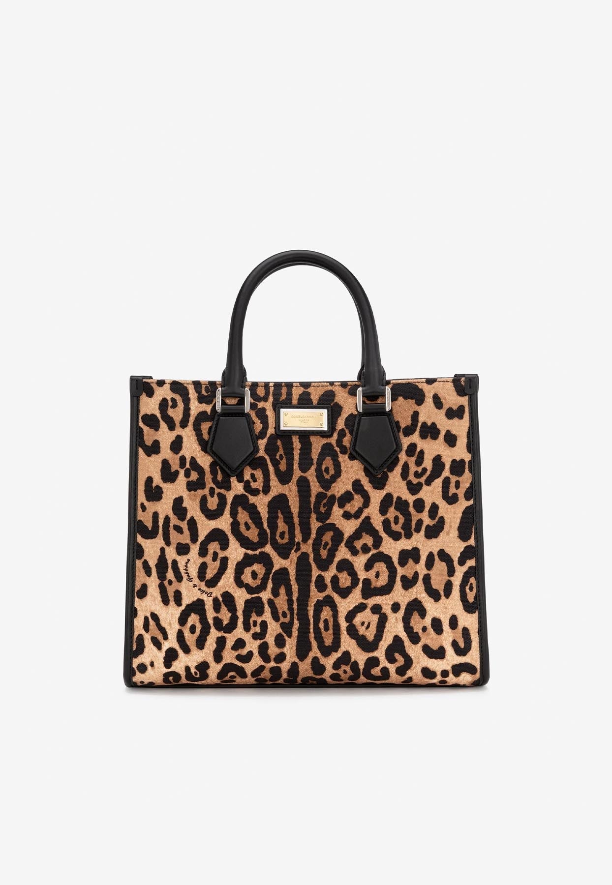 DOLCE & GABBANA LEOPARD PRINT SHOPPER BAG,BM2012 AY859 HQSVN