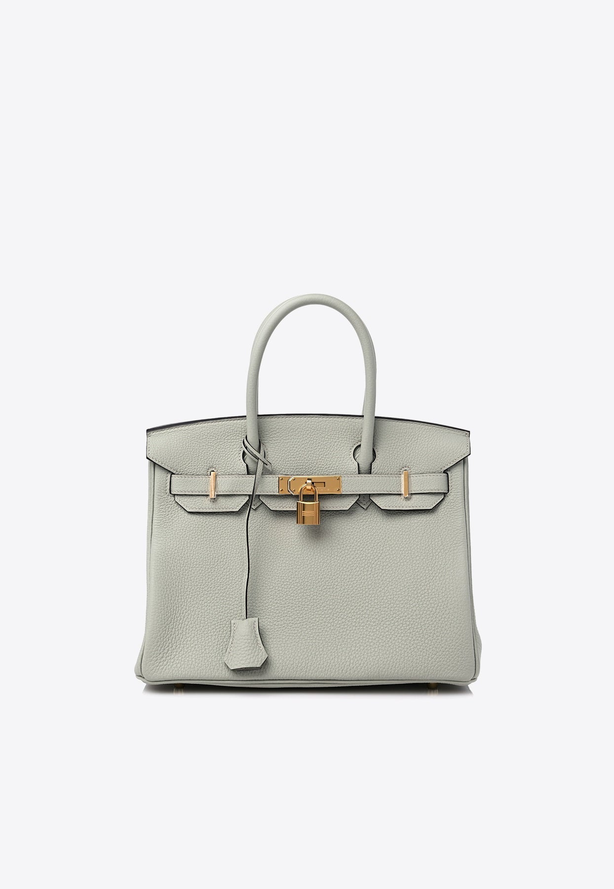 Hermes Birkin 30 in Gris Neve Togo Leather with Gold Hardware