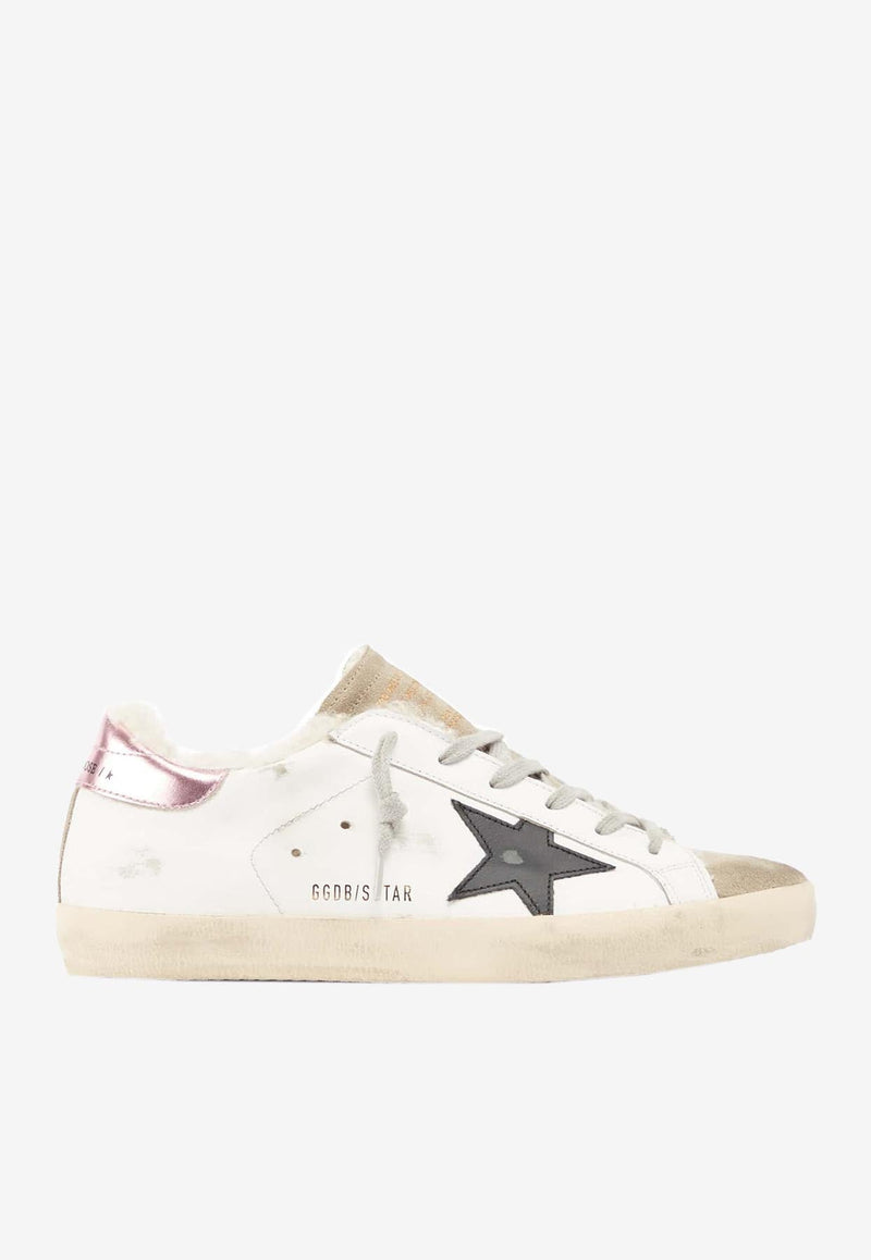 Golden Goose Db Super-star Low-top Vintage Sneakers In White