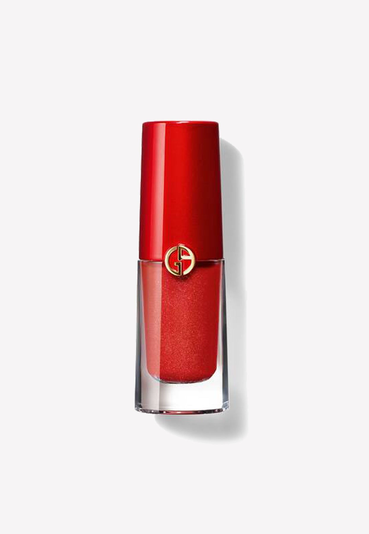 Giorgio Armani Beauty Lip Magnet Liquid Lipstick- Gold Mania Christmas Collection- 400g- 3.9 ml In Red