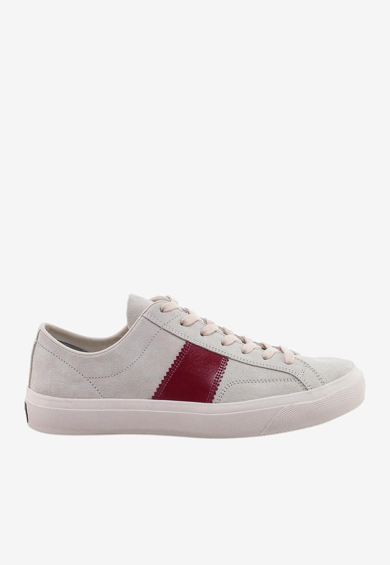 TOM FORD LOW-TOP SNEAKERS IN SUEDE LEATHER,J0974-LCL046N 5W001