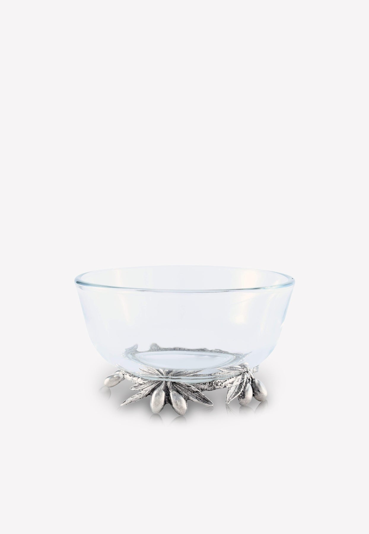 Vagabond House Olive Grove Glass Bowl In Transparent