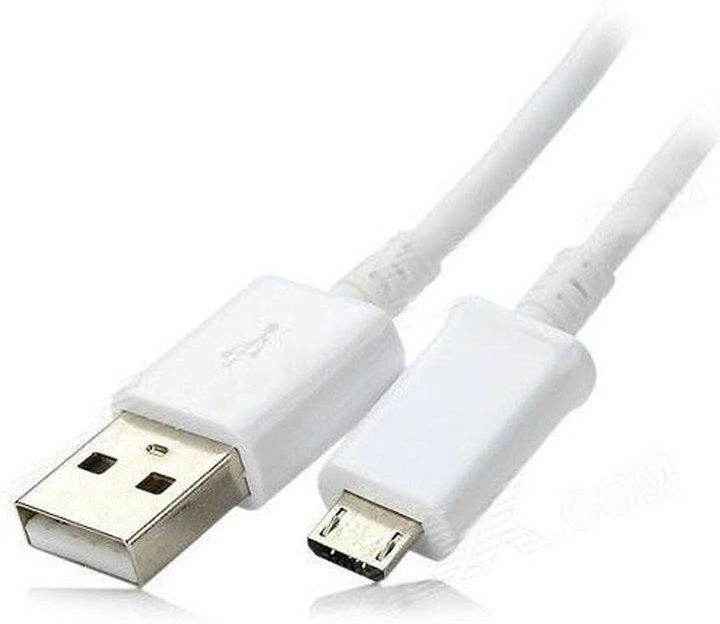 legaal lavendel Michelangelo Samsung Micro-USB kabel - Wit - 1 Meter