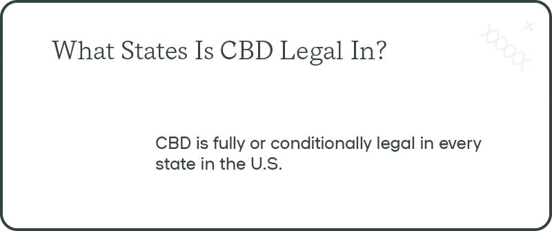 IS CBD legal in every state?