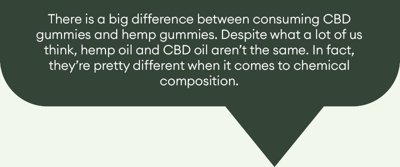 Difference Between Taking Hemp Gummies And CBD Oil