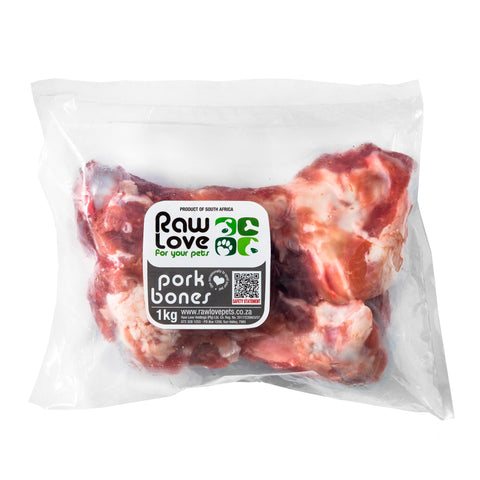 are raw pork bones okay for dogs