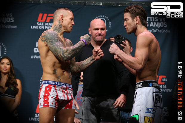 Ross Pearson at The UFC Weigh-ins