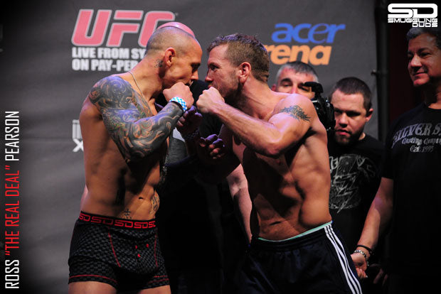 Ross Pearson at The UFC Weigh-ins