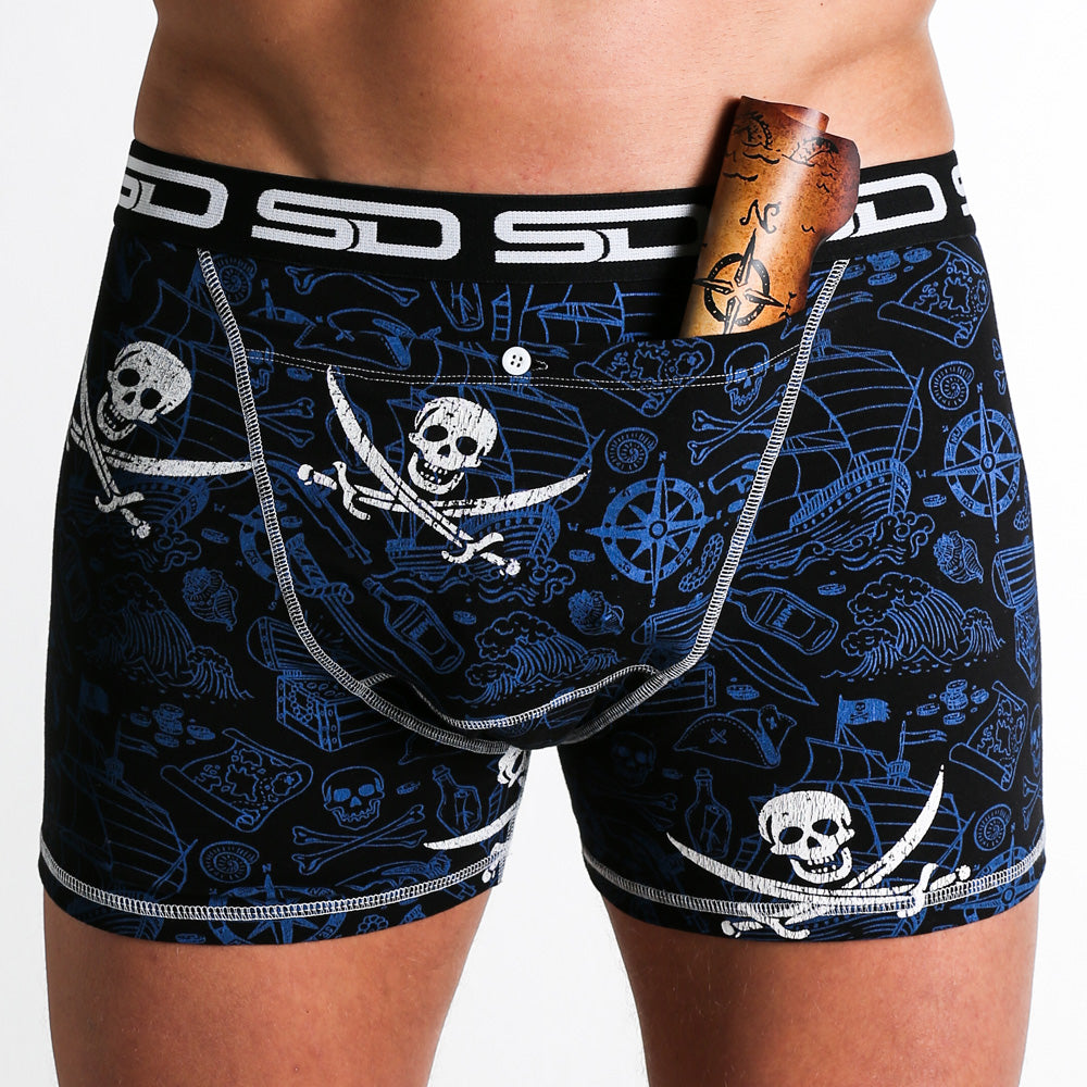 Image of PIRATE | SMUGGLING DUDS STASH POCKET BOXERS