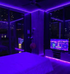 coloured led lights for bedroom