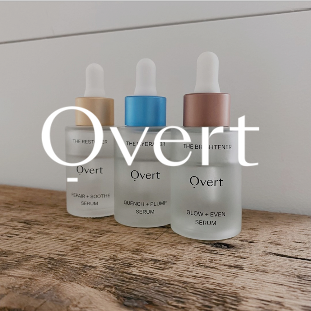 overt skincare brightening face serum