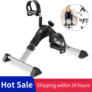 Exercise Bike Adjustable Resistance With LCD Fitness Rehabilitation Bicycle - myhoodiesandshoes