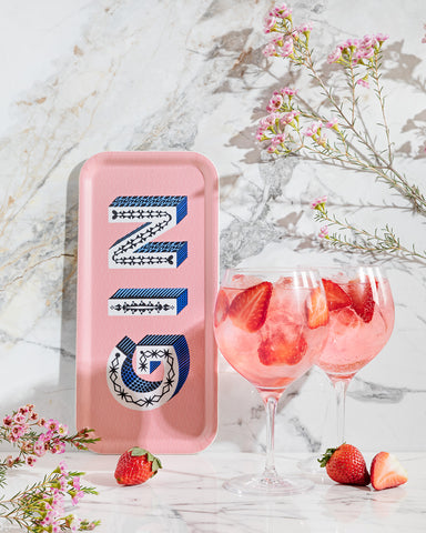 Jamida of Sweden Tablett Gin rosa