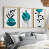 over the bed teal bedroom decor