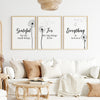 living room quotes for over the chair, gratitude prints