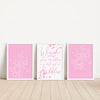 wash away your troubles pink bathroom decor